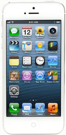 Смартфон Apple iPhone 5 32Gb White & Silver - Берёзовский